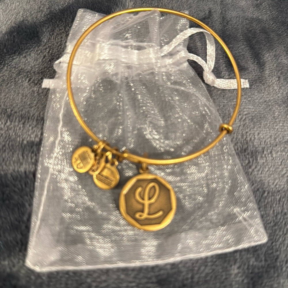 Alex and Ani “L” Initial Bracelet